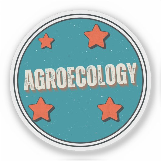 Agroökologie Aufkleber (Vorderseite)