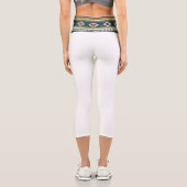 “AGUA BAND / WHITE” High-Waisted Capris (Rückseite)