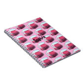 Agua De Jamaica Agua Fresca Notizblock (Rechte Seite)