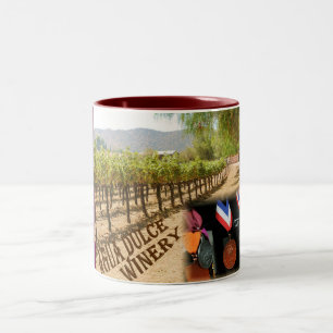 Agua Dulce Weinkellerei Zweifarbige Tasse