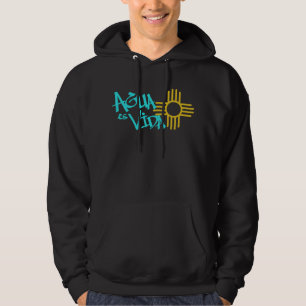 Agua es Vida Kapuzenpullover Sweatshirt