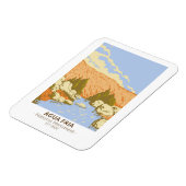 Agua Fria National Monument Badger Springs Canyon Magnet (Linke Seite)