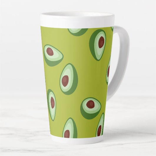 aguacates Muster Milchtasse (Rechte Ecke)