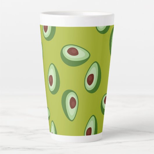aguacates Muster Milchtasse (Vorderseite)