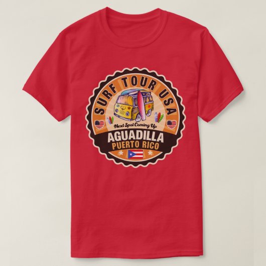 Aguadilla Puerto Rico T-Shirt (Design vorne)