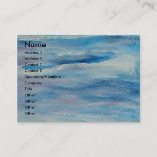 Aguardando OS pescadores - óleo - 30x60, Name,… Visitenkarte