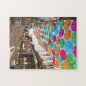 Agueda Umbrella Sky - Das wahre Portugal Puzzle (Horizontal)