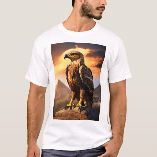 Águila Mexicana: Majestic Soar über Maya Horizons T-Shirt (Vorderseite)