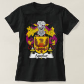 Aguilar Coat of Arms Familienwappen T-Shirt (Design vorne)