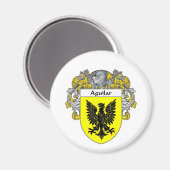 Aguilar Coat of Arms (Mantled) Magnet (Vorderseite/Rückseite)