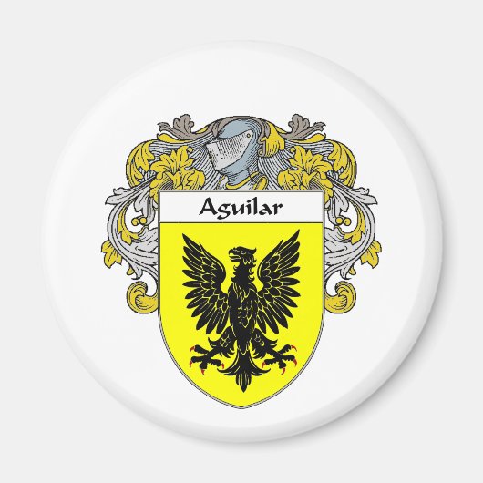 Aguilar Coat of Arms (Mantled) Magnet (Vorne)