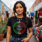 Aguilar Nachname México Emblem Shirt
