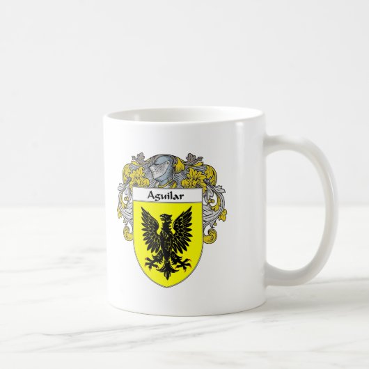 Aguilar Wappen (überzogen) Kaffeetasse (Rechts)