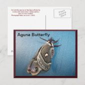 Aguna Butterfly Postcard Nr. 2 Postkarte (Vorne/Hinten)