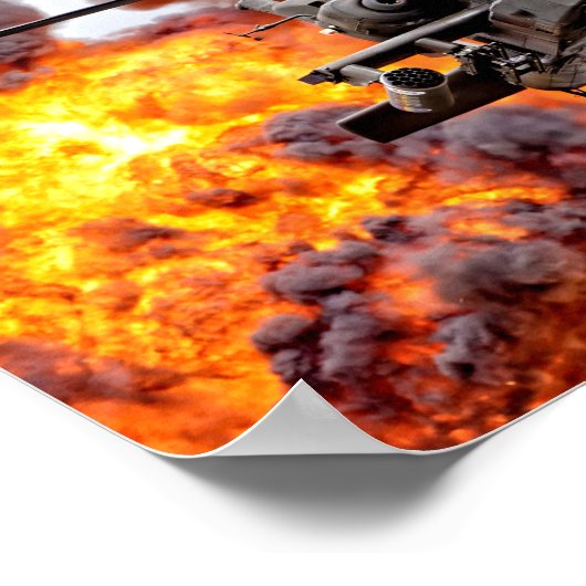 AgustaWestland Apache AH1 Poster (Ecke)