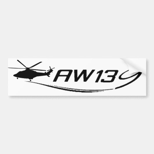 AgustaWestland AW139 Autoaufkleber (Vorne)