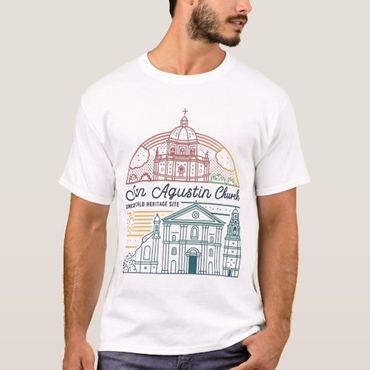 Agustin-Kirche T-Shirt (Vorderseite)