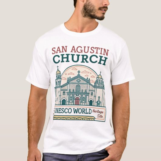 Agustin-Kirche T-Shirt (Vorderseite)
