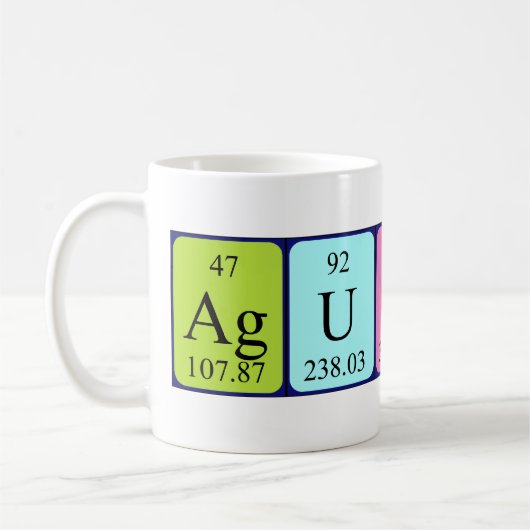 Agustin Periodenname Tasse (Links)
