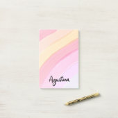 Agustina Arcoiris rechteckige Post-it-Notizen Post-it Klebezettel (Auf Schreibtisch)