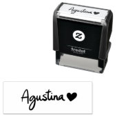 Agustina Custom Briefmarke Permastempel (Beispiel)
