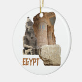 ÄGYPT Foto Collage Keramikornament (Links)