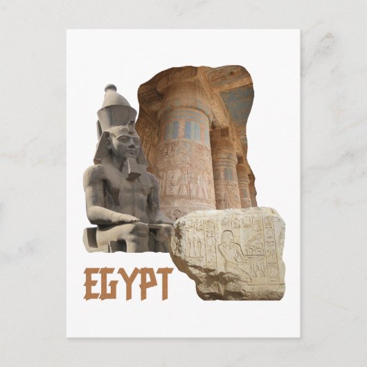 ÄGYPT Foto-Collage Postkarte (Vorderseite)