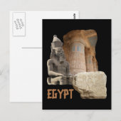 ÄGYPT Foto-Collage Postkarte (Vorne/Hinten)