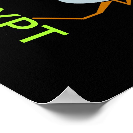 ÄGYPT SCARAB Plakat (Ecke)