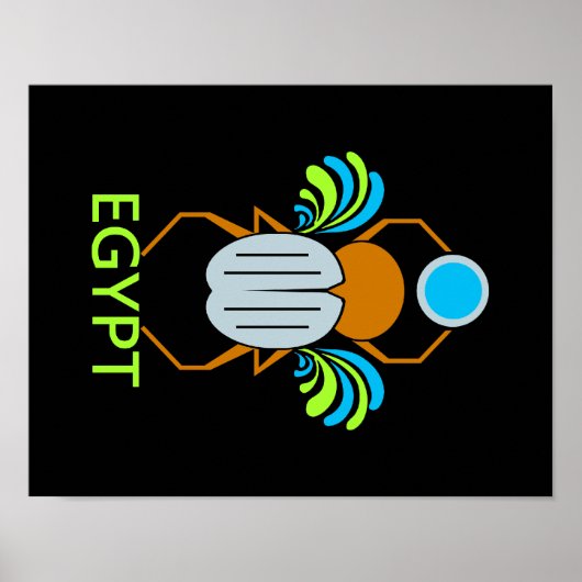 ÄGYPT SCARAB Plakat (Vorne)