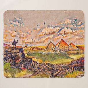 Ägypten م ص ر Sherpa Blanket Sherpadecke