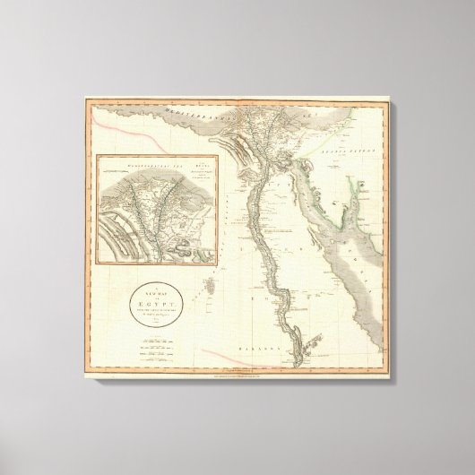 Ägypten 10 leinwanddruck (Vorderseite)