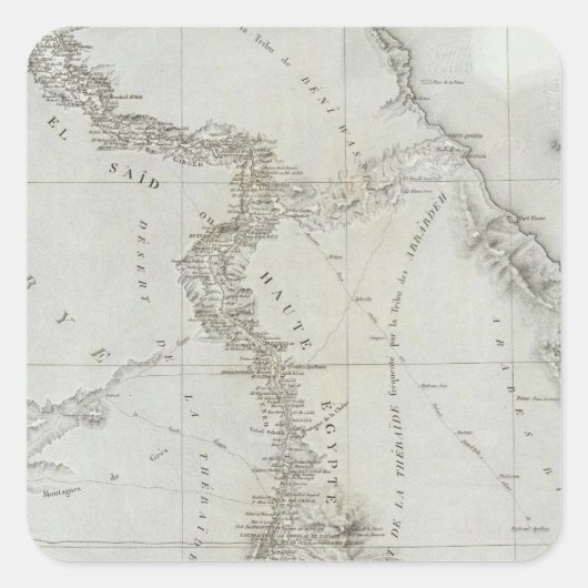 Ägypten 10 quadratischer aufkleber (Vorderseite)