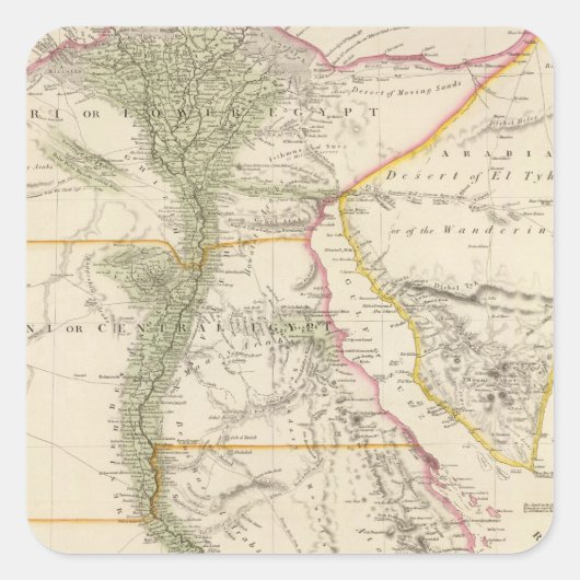 Ägypten 11 quadratischer aufkleber (Vorderseite)