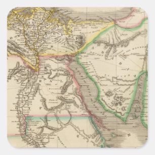 Ägypten 13 quadratischer aufkleber
