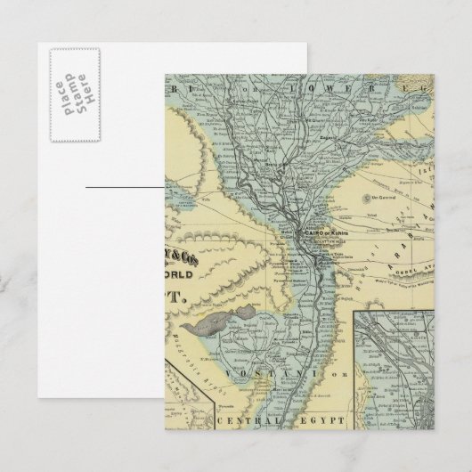 Ägypten 14 postkarte (Vorne/Hinten)