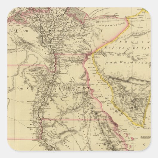 Ägypten 15 quadratischer aufkleber (Vorderseite)