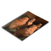 Ägypten, 26. Dynastie Canopic-Gläser gefunden in A Notizblock (Linke Seite)