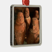 Ägypten, 26. Dynastie Canopic-Gläser gefunden in A Silbernes Ornament (Rechts)