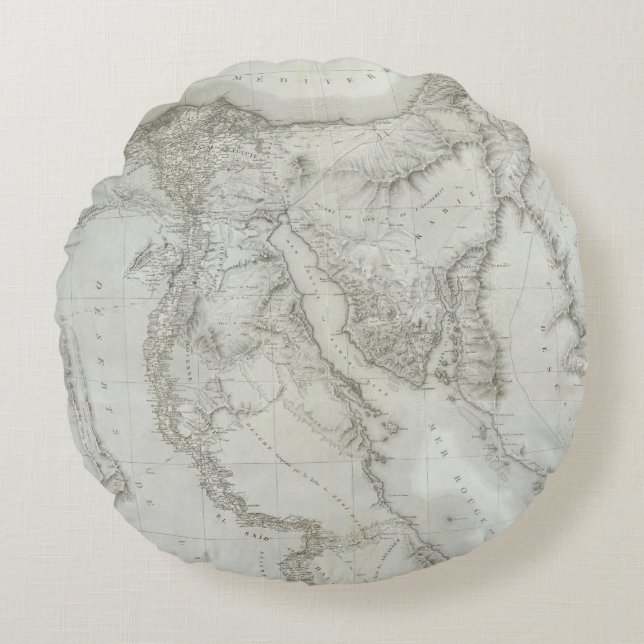 Ägypten 8 rundes kissen (Vorderseite)