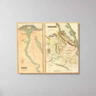 Ägypten, Abessinien Leinwanddruck