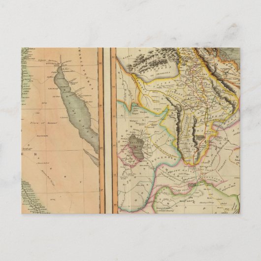 Ägypten, Abessinien Postkarte (Vorderseite)