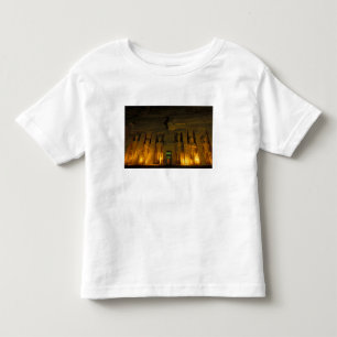 Ägypten, Abu Simbel, beleuchtete Fassade von Klein Kleinkind T-shirt
