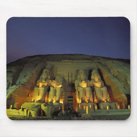 Ägypten, Abu Simbel, Kolossale Figuren von Ramesse Mousepad (Vorne)