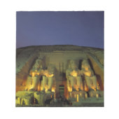 Ägypten, Abu Simbel, Kolossalfiguren von Ramesses Notizblock (Vorderseite)