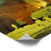 Ägypten, Abu Simbel, Kolossalfiguren von Ramesses Poster (Ecke)