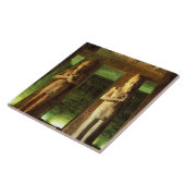 Ägypten, Abu Simbel, Statue Ramesses II, Fliese (Seite)