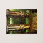 Ägypten, Abu Simbel, Statue Ramesses II, Puzzle (Horizontal)