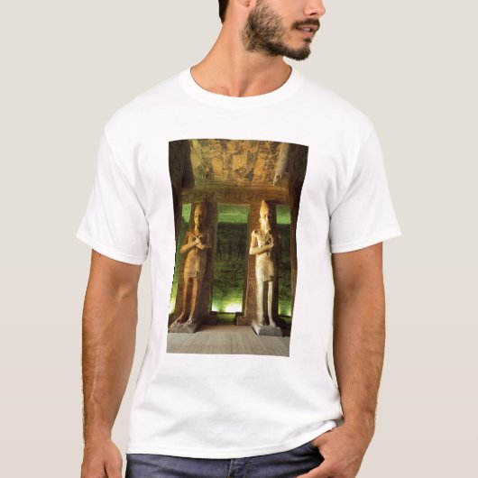 Ägypten, Abu Simbel, Statue Ramesses II, T-Shirt (Vorderseite)