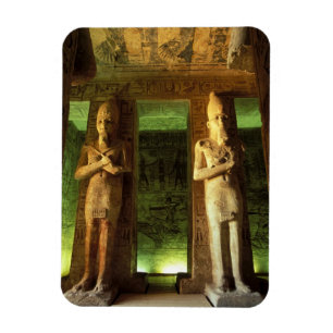 Ägypten, Abu Simbel, Statue von Ramses II., Magnet